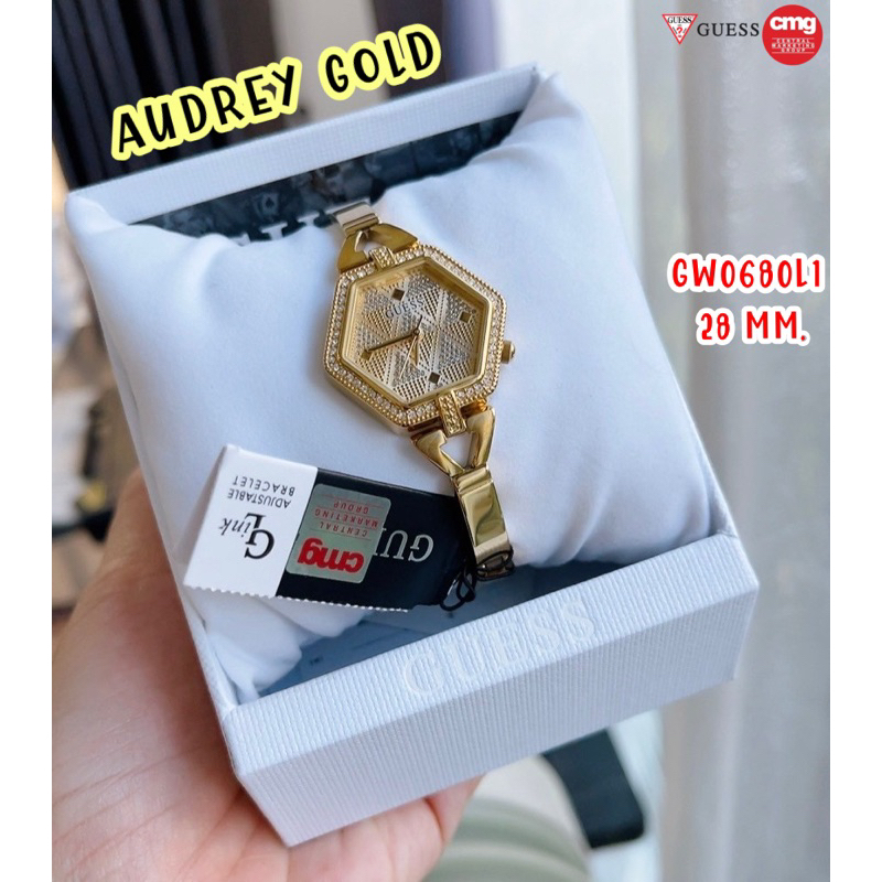 นาฬิกาผู้หญิง Guess GW0680L2 AUDREY GOLD ของแท้CMG