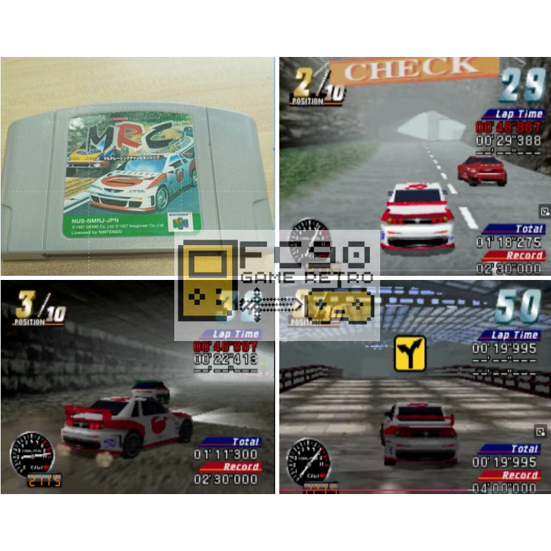 ตลับเกม MRC: Multi-Racing Championship [N64] ตลับมือสอง สำหรับนักสะสมเกมเก่ายุค90 Nntendo 64bit