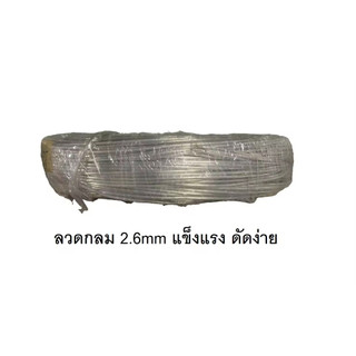 ลวดอลูมิเนียมกลม ลวดกลม ลวดพันลูกแร็ค ดัดต้นไม้ งานdiy 2.6 มิล ดัดง่ายเหนียว เป็นทรง ไม่เป็นสนิม