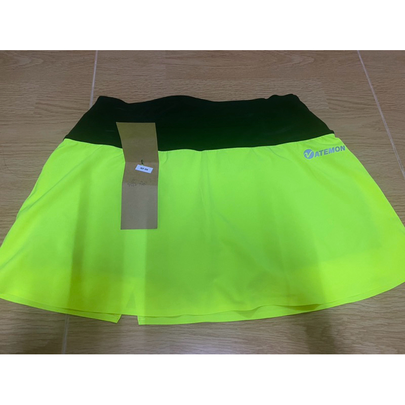 กระโปรงวิ่ง Vatemon สีเขียวสะท้อนแสง