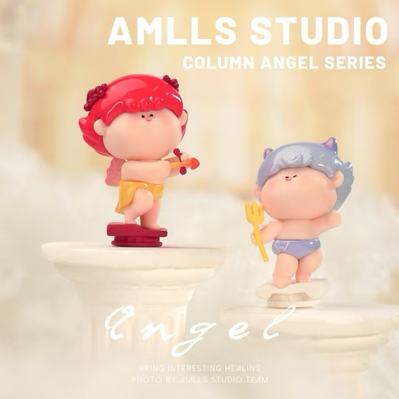 พร้อมส่ง /(สุ่ม) (มีโค้ดลด 30%) โมเดล amlls angel sculpture 4ตัว/ซอง