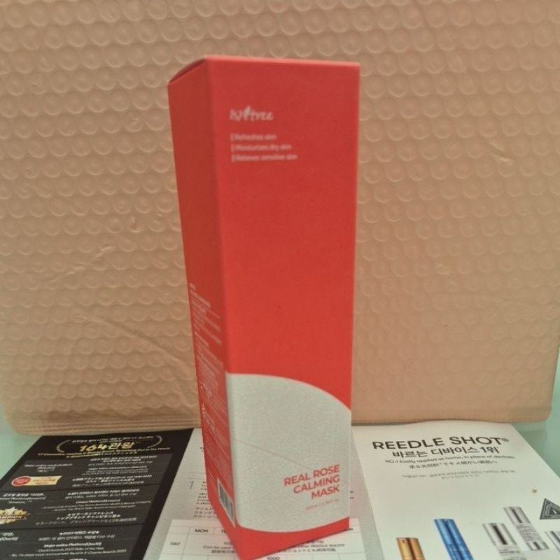 Real rose calming mask 100ml.,Isntree