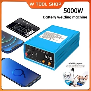 เครื่องเชื่อมจุดไฟ พลังงานสูง 5000W/8000W DIY 18650 พร้อมเท้าที่ถอดออกได้ และปากกาบัดกรีแบตเตอรี่ สําหรับนิกเกิล