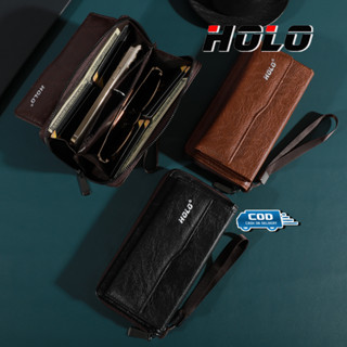 กระเป๋าสตางค์ผู้ชาย สไตล์ธุรกิจ บัตรหลายใบ กระเป๋าสตางค์ PU …