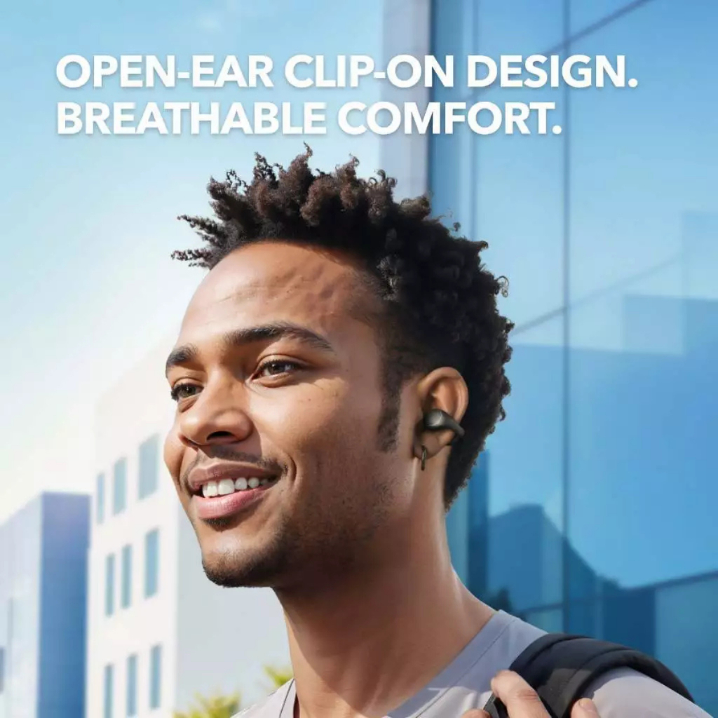 🇹🇭ประกันศูนย์ไทย 18 เดือน Soundcore C40i หูฟังบลูทูธไร้สาย เบสหนัก ใส่สบาย Flexible and Comfortable Clip-On Earbuds