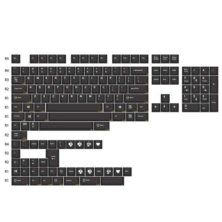 [Keycaps] ENJOYPBT WOB ABS Cherry Profile