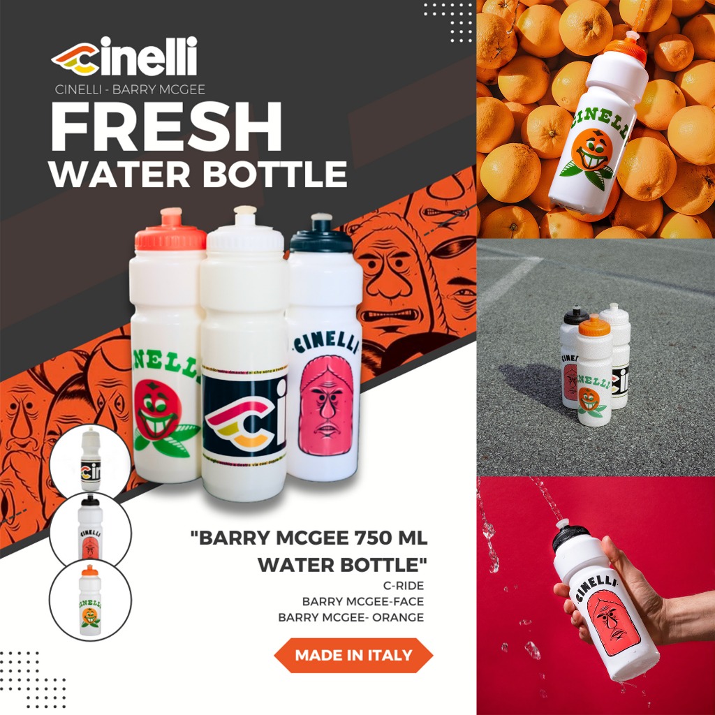 [CINELLI BARRY MCGEE 'FRESH' WATER BOTTLE] ขวดน้ำ CINELLI - BARRY MCGEE 'FRESH'