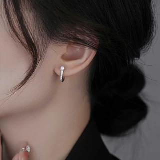 【WG Jewelry】 diamond earrings ต่างหูเพชร ต่างหูทองคำขาว WG-E01