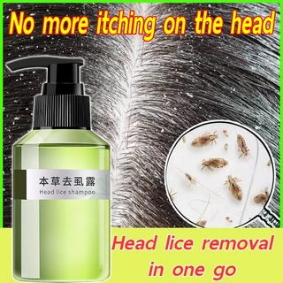แชมพูกำจัดเหา 100ml แชมพูกำจัดเหา ยาฆ่าเหา กำจัดถึงต้นตอ เหาตาย ไข่หลุด แก้คัน สมุนไพร100%