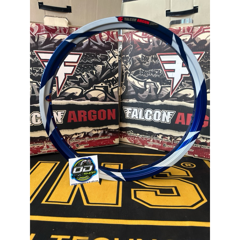 ล้อ Falcon Argon สายฟ้า ,ทูโทน ราคาต่อ1คู่