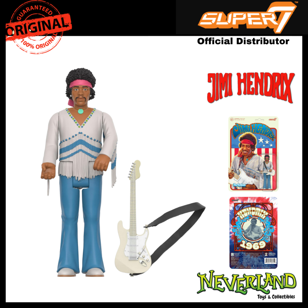 Super7 Jimi Hendrix Festival ReAction Figure