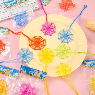📌CODพร้อมส่งกรุงเทพ📌 ค้อนกาว มือกาว ใยแมงมุม ตัวขว้างติดผนัง ของเล่นติดผนัง ของเล่นยางยืด ของเล่น
