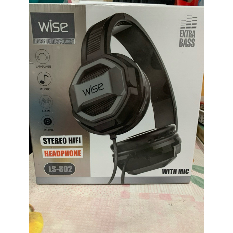 Wise หูฟัง stereo hifi รุ่น LS-802 มีไมค์ในตัว