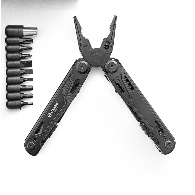 เครื่องมืออเนกประสงค์ Ganzo G303B ของแท้100% ทำจากเหล็กสแตนเลสเคลือบสีดำ