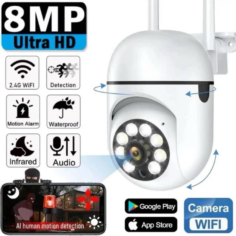 FMK กล้องV380 Pro 5MP Dual Lens Dual หน้าจอกลางแจ้งกล้องวงจรปิดกล้องวงจรปิดกันน้ําอัตโนมัติติดตามกล้องวงจรปิดระยะไกล