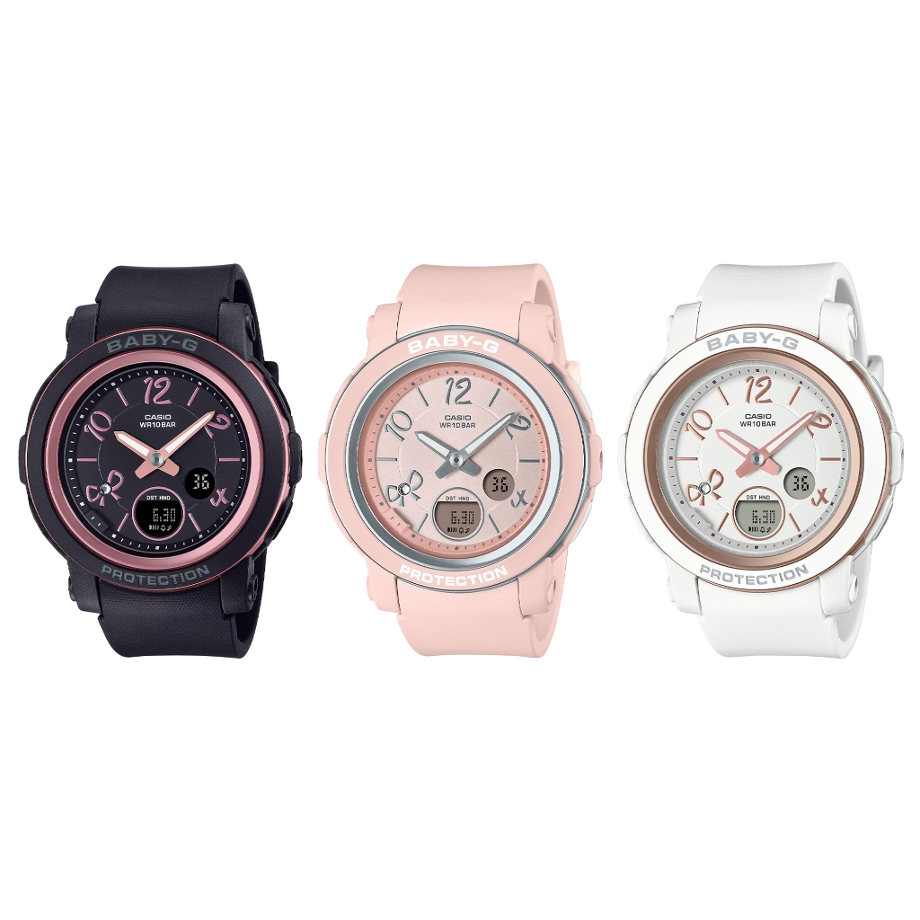 Casio Baby-G  สายเรซิ่น รุ่น BGA-290,BGA-290RA(BGA-290RA-1A,BGA-290RA-4A,BGA-290RA-7A)