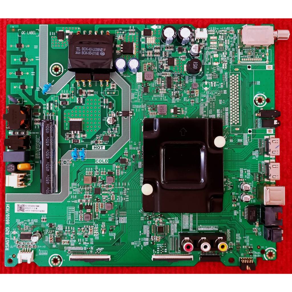 เมนบอร์ด Hisense 43B6000PW พาสบอร์ด RSAG7.820.8609/ROH