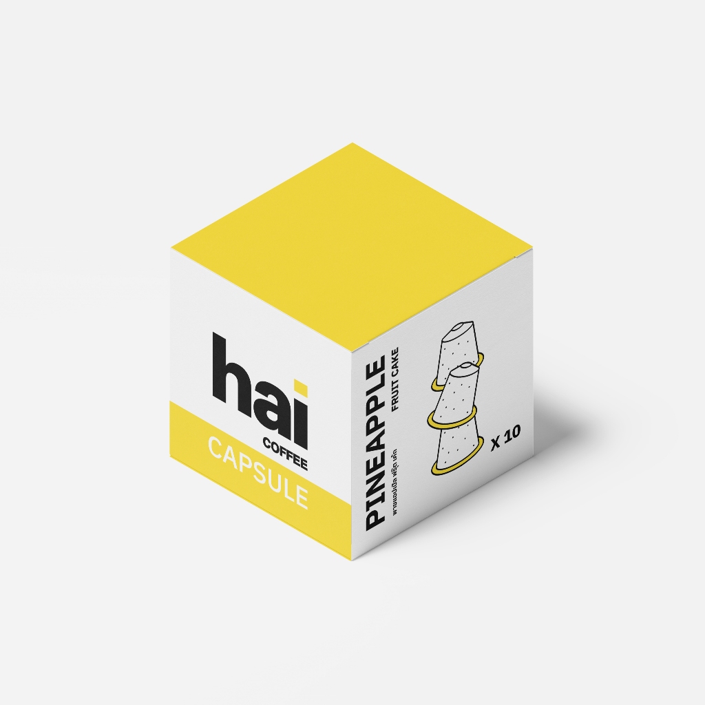 Hai coffee capsule (Pineapple Fruit Cake) x10 capsules