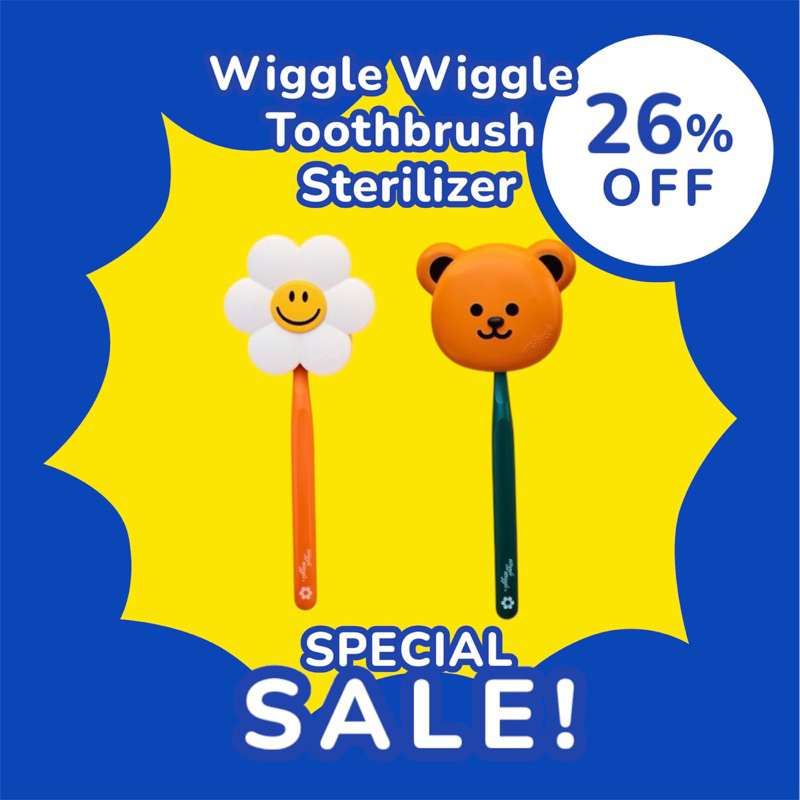 ✅ ขายดี Wiggle Wiggle Toothbrush Sterilizer ที่อบฆ่าเชื้อแปรงสีฟัน