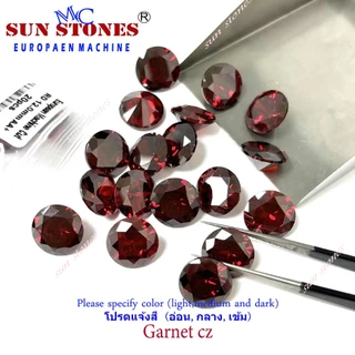 CZ Round Shape ขนาด 1.0 MM ถึง 2.75 MM Colors, เพชรรัสเซียสีๆ ทรงกลม เจียระไนเหลี่ยมเพชร
