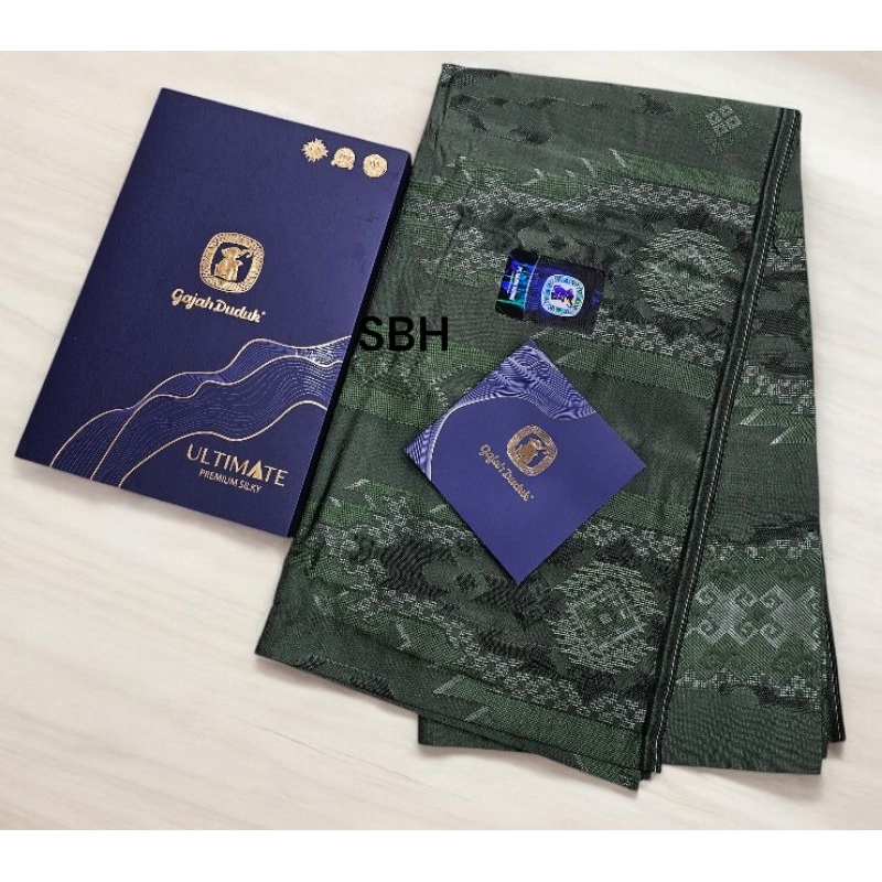 ผ้าโสร่งอินโดนีเซีย ผ้านุ่ง ผ้าถุงผู้ชาย เเบรนด์ GAJAH DUDUK รุ่น ULTIMATE Premium Silky เเละ Otentik JACQUARD