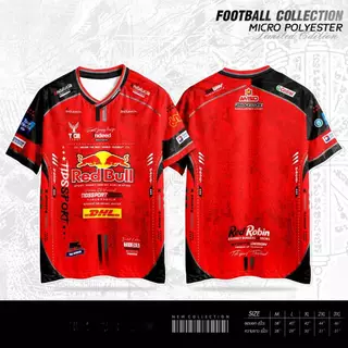 เสื้อยืด FOOTBALL Red Bull new เสื้อกีฬา ผ้าไมโครมันพรีเมี่ยมเกรดA