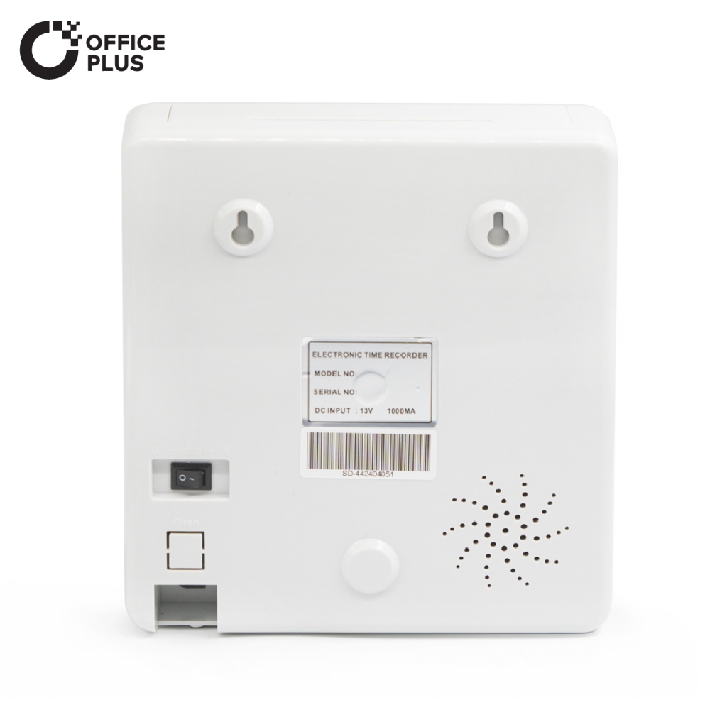 เครื่องตอกบัตร เครื่องตอกเวลาพนักงาน Office Plus รุ่น SD-44 ฟรี บัตรตอก 100 ใบ + ผ้าหมึก  1 กล่อง