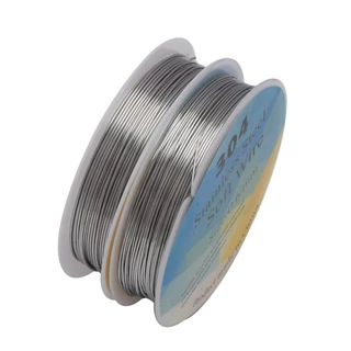 ลวด สแตนเลส 304 (ม้วนเล็ก) stainless steel soft wire #ร้อยลูกปัด #งานลูกปัด #งานดัดเครื่องประดับ