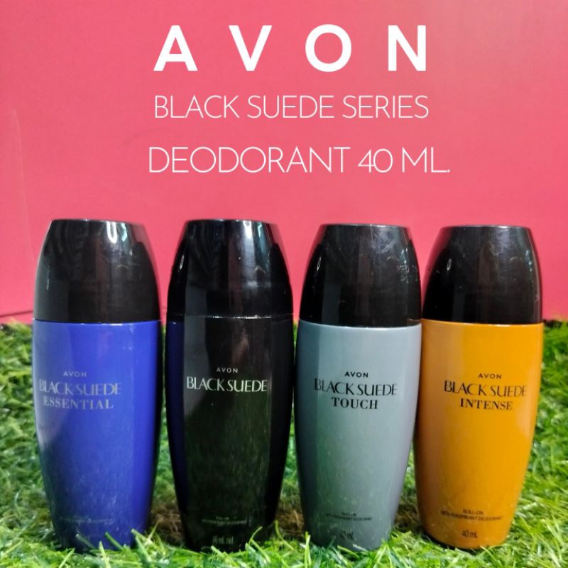 🌟 ลูกกลิ้ง แบล็ค สุเอด เอวอน AVON BLACK SUEDE SERIES ANTI PERSPIRANT DEODORANT 40ml.
