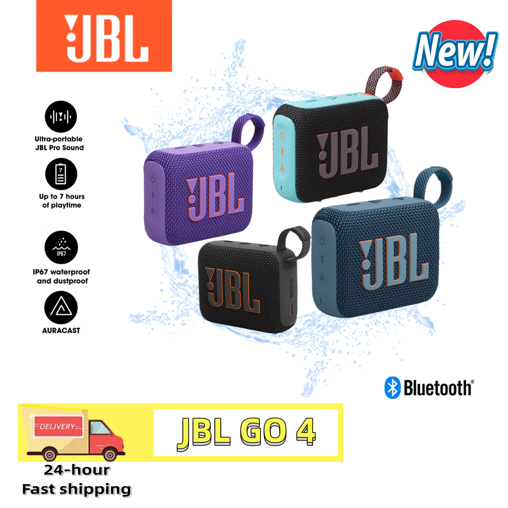 JBL GO 4 ลำโพงบลูทู ธ แบบพกพา.