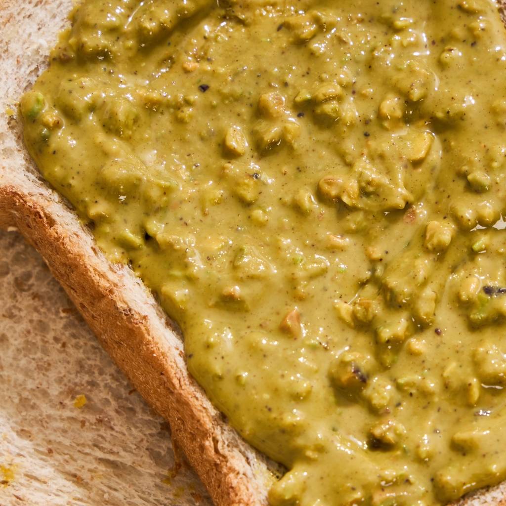 เนยถั่วคลีน เนยถั่วพิสตาชิโอ100% รสไวท์ช็อกโกแลต เนื้อหยาบ Pistachio butter ไม่เติมน้ำตาล - รูปที่ 4