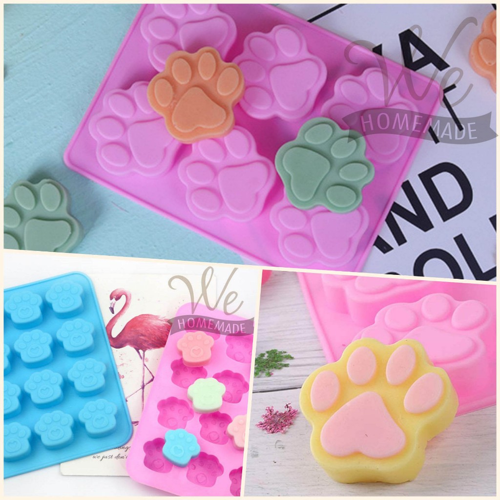 แม่พิมพ์ซิลิโคน silicone mold อุ้งเท้า แมว อุ้งเท้ากลม พิมพ์วุ้น แม่พิมพ์ พิมพ์ขนม