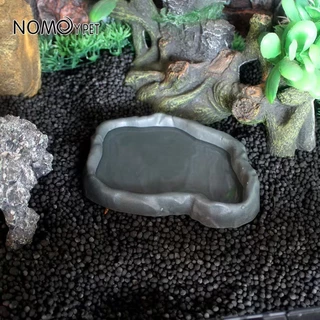 Nomoy pet ถาดใส่อาหาร ถาดใส่น้ำ รูปทรงสวยงาม ขนาดกลาง และ ใหญ่