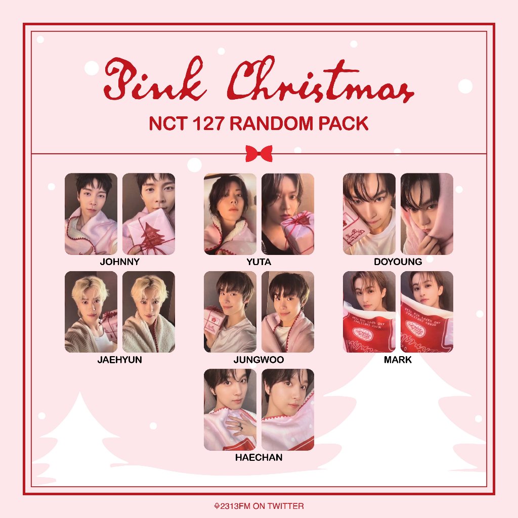 ** พร้อมส่ง ** 2024 PINK CHRISTMAS RANDOM PACK MD NCT DREAM NCT 127