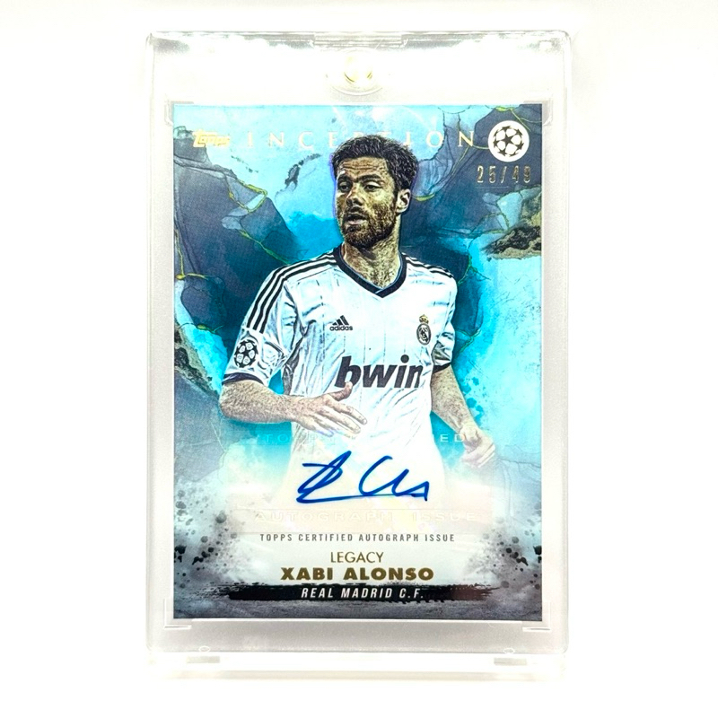 Topps Inception XABI ALONSO REAL MADRID C.F. Autograph /49
