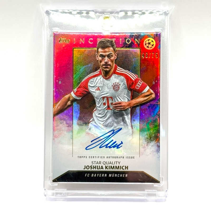 Topps Inception JOSHUA KIMMICH FC BAYERN MUNCHEN Autograph /75