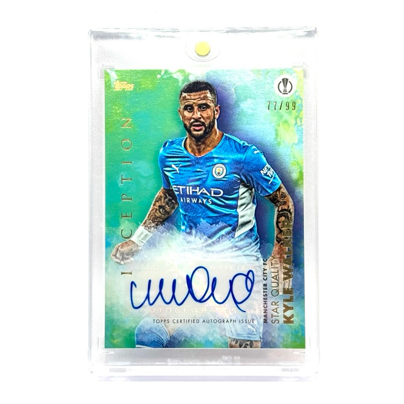 Topps Inception KYLE WALKER MANCHESTER CITY FC Autograph /99