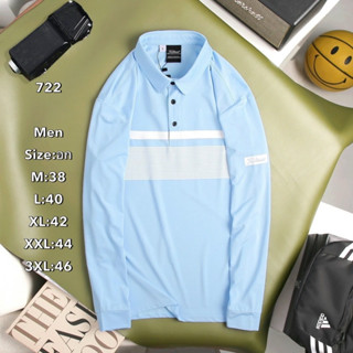 รุ่นใหม่ 2025เสื้อโปโลตีกอล์ฟ เสื้อโปโลแขนยาว เสื้อคอปกแขนยา…