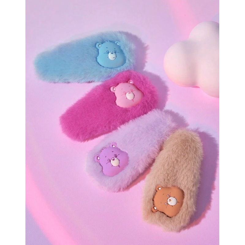 กิ๊บติดผม Care Bears ขนาด 4x8 ซม. กิ๊บขนนิ่ม (งานลิขสิทธิ์) ราคาต่อชิ้น พร้อมส่ง