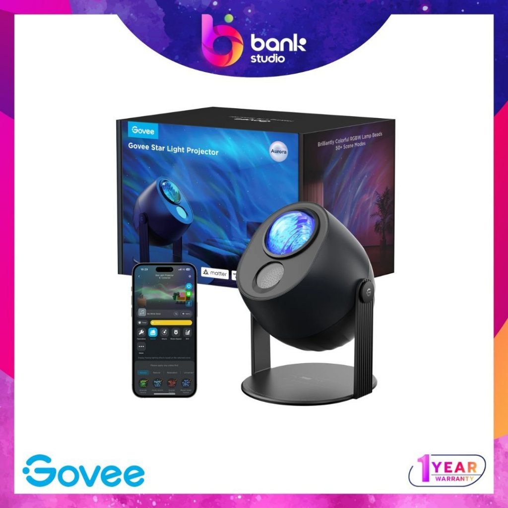 (ประกัน 1ปี) ไฟดาว ไฟออโรร่า ไฟท้องฟ้า Govee Star Light Projector ราคา ถูกที่สุด ดีลบีเคเค รูปภาพหลัก