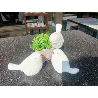 ปูนปั้นนกคุ้ม นกมงคล ตกแต่งบ้าน ตกแต่งสวน น้ำพุน้ำล้น ขนาดสู…