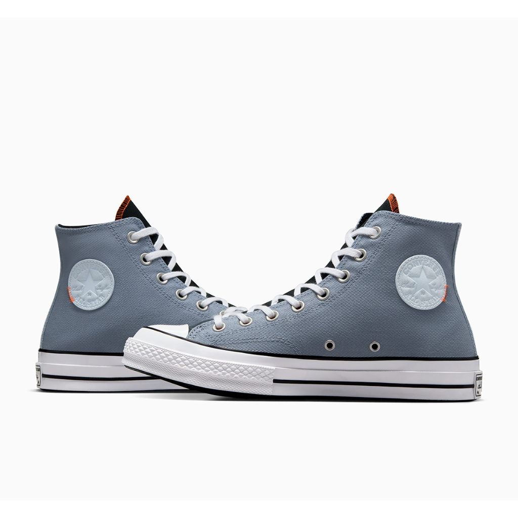 CONVERSE รองเท้า CHUCK 70 VINTAGE ATHLETIC HI BLACK/GREY ผู้ชาย A06769CM_H3BKGY