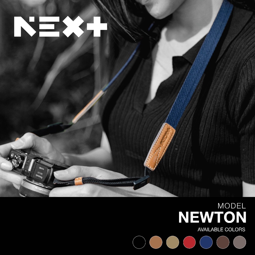 สายคล้องกล้องแบบผ้า สายสะพายกล้อง ปลายไนลอน ปรับความยาวได้ Next Photographic รุ่น NEWTON