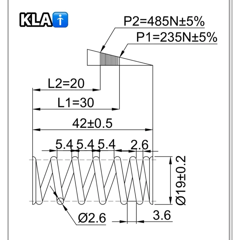 สปริงวาล์วแต่งLEAD/Giorno แบรนด์ KLA มีสองเบอร์ให้เลือก thumbnail 4