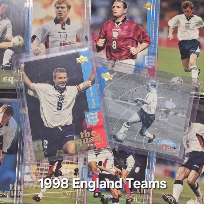 การ์ดบอล 1998 World​ Cup​ England​ Teams​