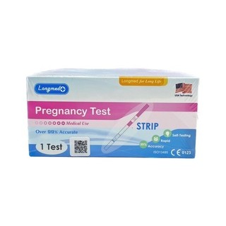 ส่งไว แม่นยำ✨ไม่ระบุสินค้า✨✅ ที่ตรวจครรภ์ จุ่ม หยด ปากกา LONGMED Pregnancy Test ตรวจท้อง ความไวสูง ที่ตรวจตั้งครรภ์