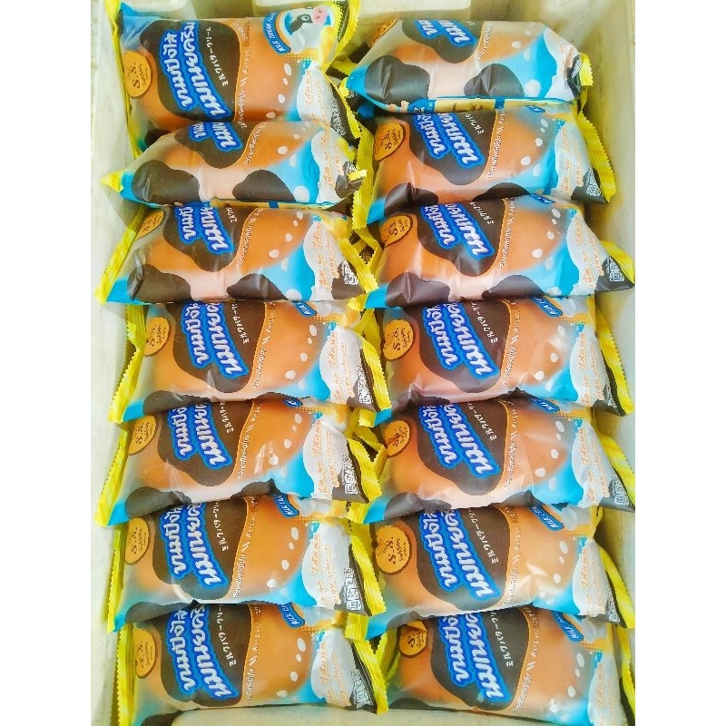 ขนมปังไส้นมเนยครีม 3ห่อ30บ. **ซื้อครบ15ห่อ125บ.เท่านั้น**