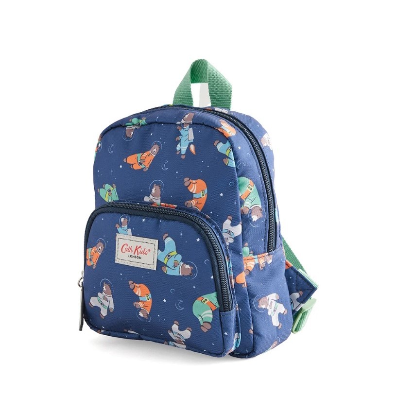Cath Kidston Kids Girl Mini Backpack Space Bears Navy