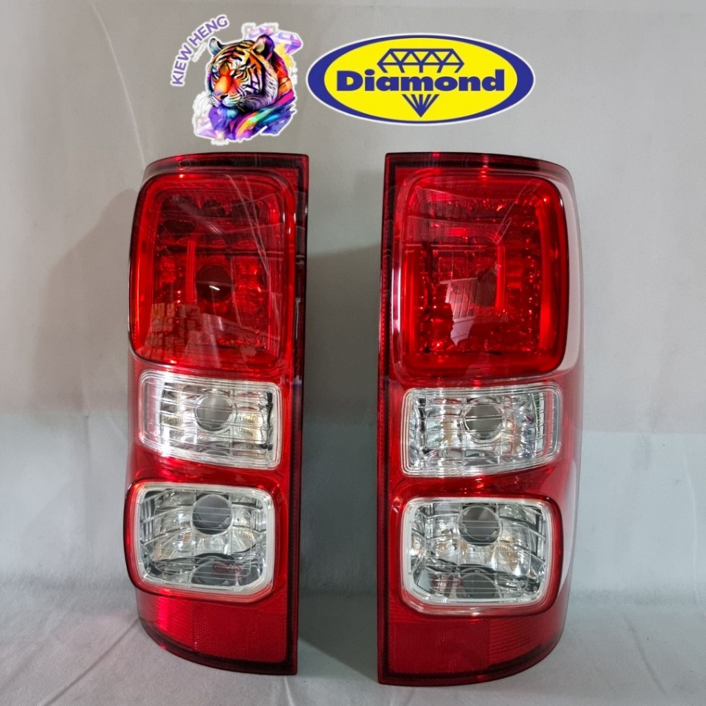 เสื้อไฟท้าย หลอดธรรมดา เชฟโรเรต CHEVROLET COLORADO ปี2012-2020 Diamond ตราเพชร - รูปที่ 3