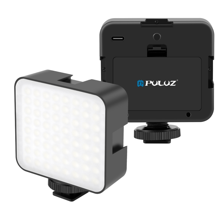 PULUZ ไฟ 64 LED 5W เพิ่มแสงสว่าง สำหรับกล้องถ่ายรูป DSLR GoPro Phone Osmo Action